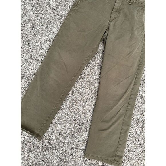 Rag & Bone Buckley Chino Pants Olive Green Ankle Straight Leg Cotton Utility 31 - Picture 15 of 16